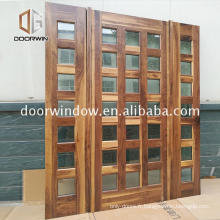 Bonne qualité double portes en bois extérieur chinois porte en bois antique solide